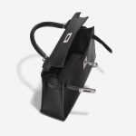 Pre-owned Hermès bag Kelly Mini Chèvre Chamkila Black Black Inside | Sell your designer bag on Saclab.com