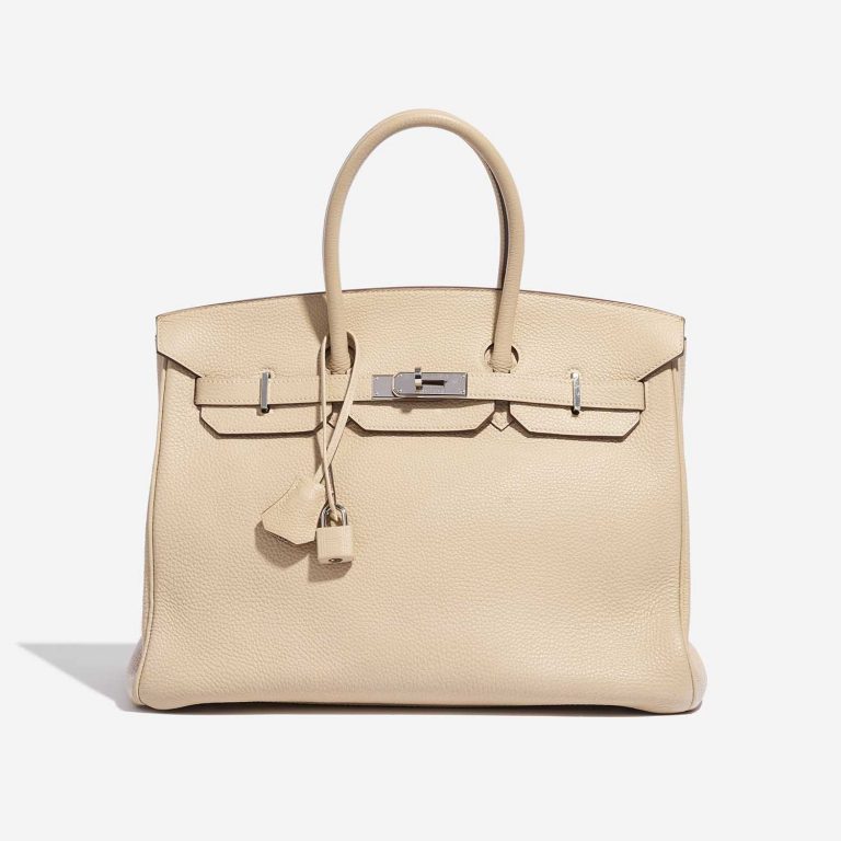 Occasion Sac Hermès Birkin 35 Togo Parchemin Beige Front | Vendre votre sac de créateur sur Saclab.com