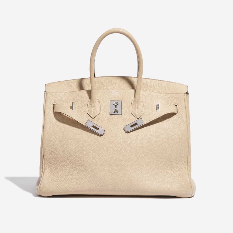 Sac Hermès d'occasion Birkin 35 Togo Parchemin Beige Front Open | Vendre votre sac de créateur sur Saclab.com