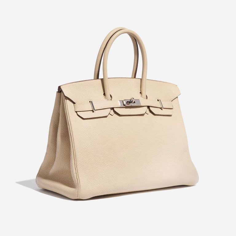 Occasion Sac Hermès Birkin 35 Togo Parchemin Beige Side Front | Vendre votre sac de créateur sur Saclab.com