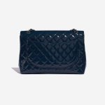 Pre-owned Chanel bag Timeless Maxi Patent Leather Marine Blue Back | Sell your designer bag on Saclab.com