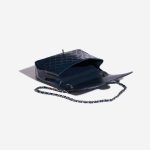 Pre-owned Chanel bag Timeless Maxi Patent Leather Marine Blue Inside | Sell your designer bag on Saclab.com