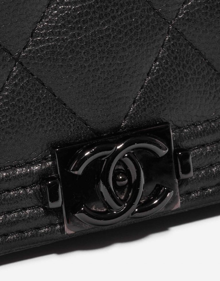 Pre-owned Chanel bag WOC Caviar SO Black Black Front | Sell your designer bag on Saclab.com