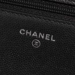 Pre-owned Chanel bag WOC Caviar SO Black Black Logo | Sell your designer bag on Saclab.com
