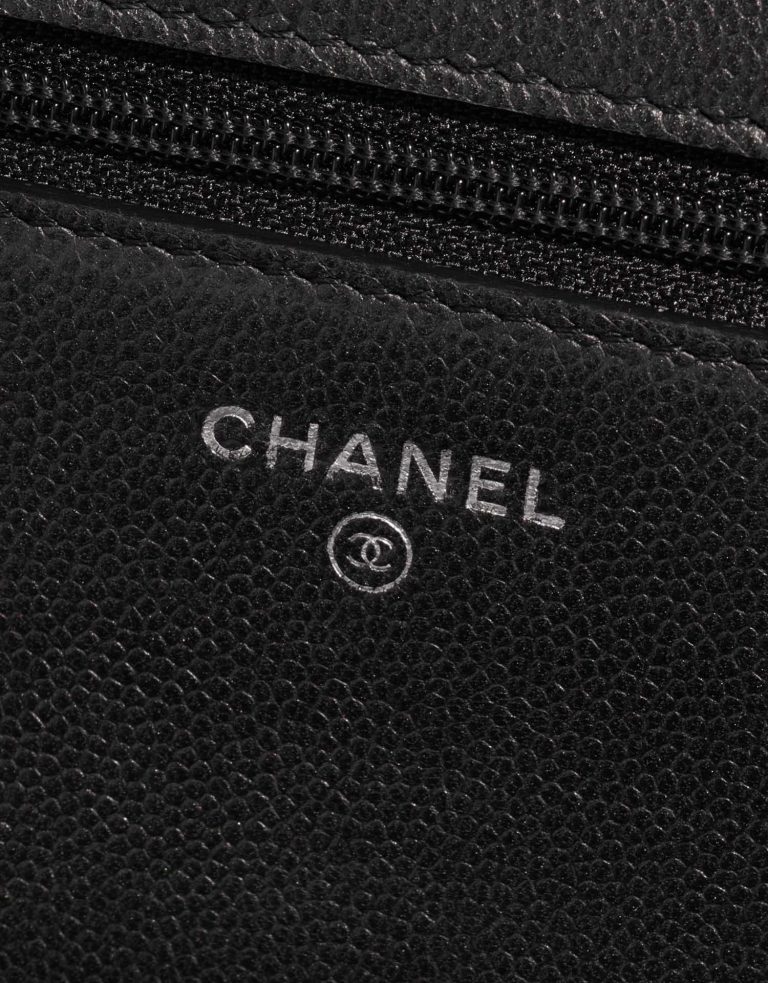 Pre-owned Chanel bag WOC Caviar SO Black Black Logo | Sell your designer bag on Saclab.com