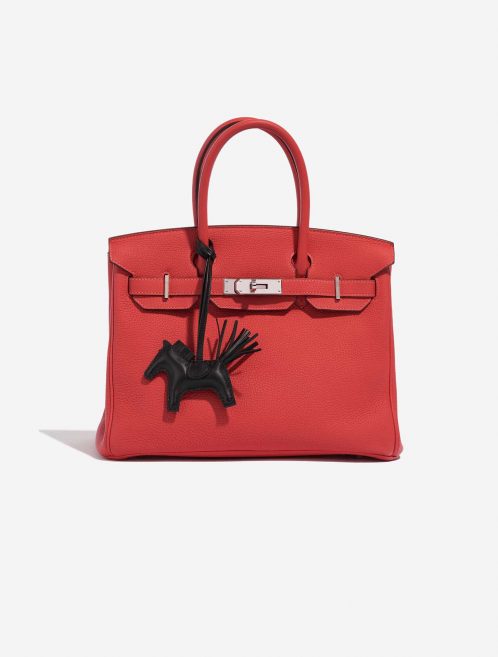 Pre-owned Hermès bag Rodeo PM Milo Lamb SO Black Black Detail | Sell your designer bag on Saclab.com