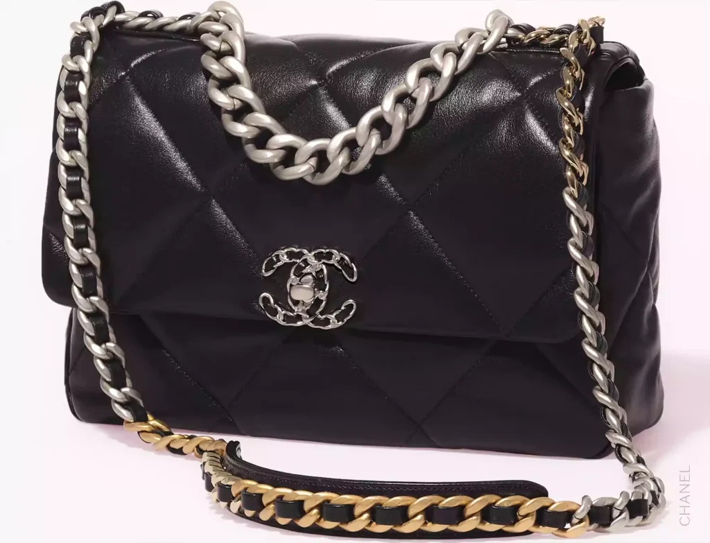 Chanel 19 Bag with silver Hardware