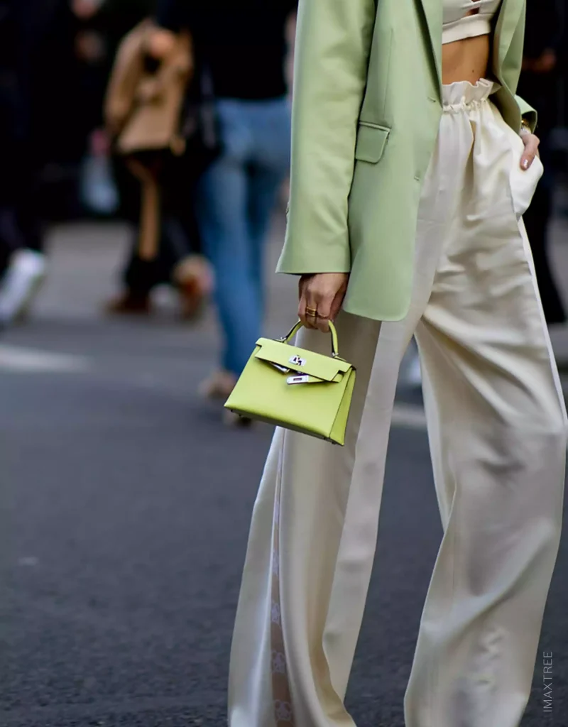 Hermès Mini Kelly Jaune | Streetstyle Leonie Hanne