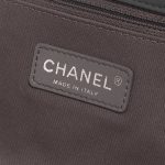 Pre-owned Chanel bag Boy Old Medium Fabric Beige Beige Logo | Sell your designer bag on Saclab.com