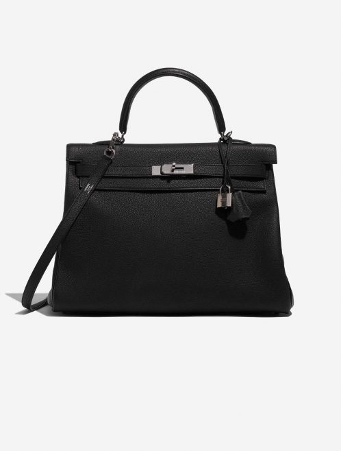 Sac Hermès d'occasion Kelly 35 Togo Black Black Front | Vendez votre sac de créateur sur Saclab.com