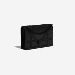 Pre-owned Dior bag Diorama WOC Calf So Black Black Side Front | Sell your designer bag on Saclab.com