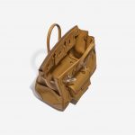 Pre-owned Hermès bag Birkin Cargo 25 Toile Goeland / Veau Swift Desert / Sesame Brown Inside | Sell your designer bag on Saclab.com