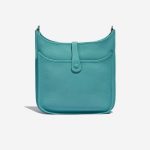 Pre-owned Hermès bag Evelyne 29 Taurillon Clemence Blue Lagon Blue Back | Sell your designer bag on Saclab.com