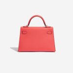 Pre-owned Hermès bag Kelly Mini Epsom Limited Edition Verso Rose Jaipur / Rouge Vif Rose Back | Sell your designer bag on Saclab.com