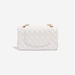 Pre-owned Chanel bag Timeless Medium Caviar White White Back | Sell your designer bag on Saclab.com