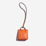 Pre-owned Hermès bag Charm Orange Milo Lamb Orange H Orange Front | Sell your designer bag on Saclab.com