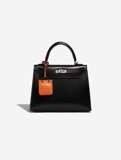 Pre-owned Hermès bag Charm Orange Milo Lamb Orange H Orange Detail | Sell your designer bag on Saclab.com