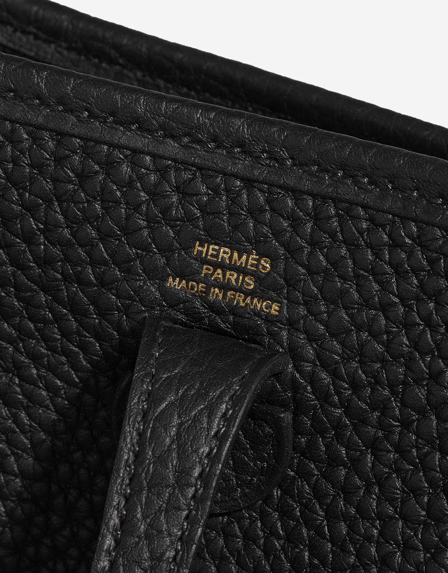 Pre-owned Hermès bag Evelyne 16 Taurillon Clemence Black Black Logo | Sell your designer bag on Saclab.com