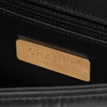 Pre-owned Chanel bag Timeless Small Calf Black Black Logo | Sell your designer bag on Saclab.com