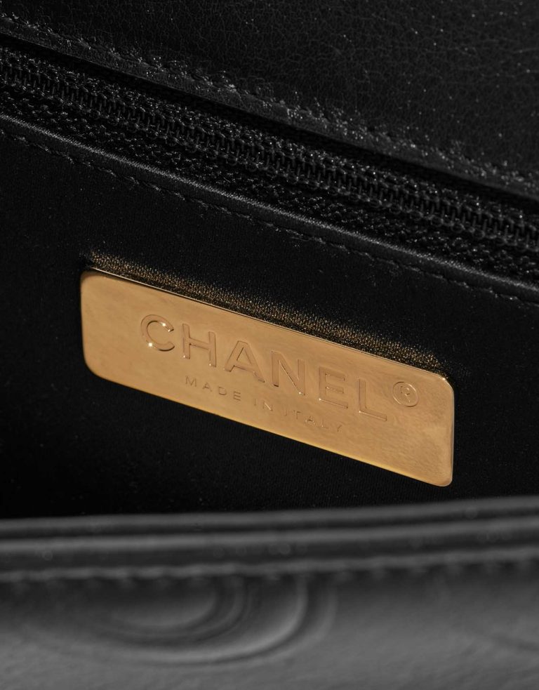 Pre-owned Chanel Tasche Timeless Small Kalbsleder Schwarz Schwarzes Logo | Verkaufen Sie Ihre Designer-Tasche auf Saclab.com