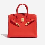Pre-owned Hermès bag Birkin 30 Togo Capucine Orange Front Open | Sell your designer bag on Saclab.com