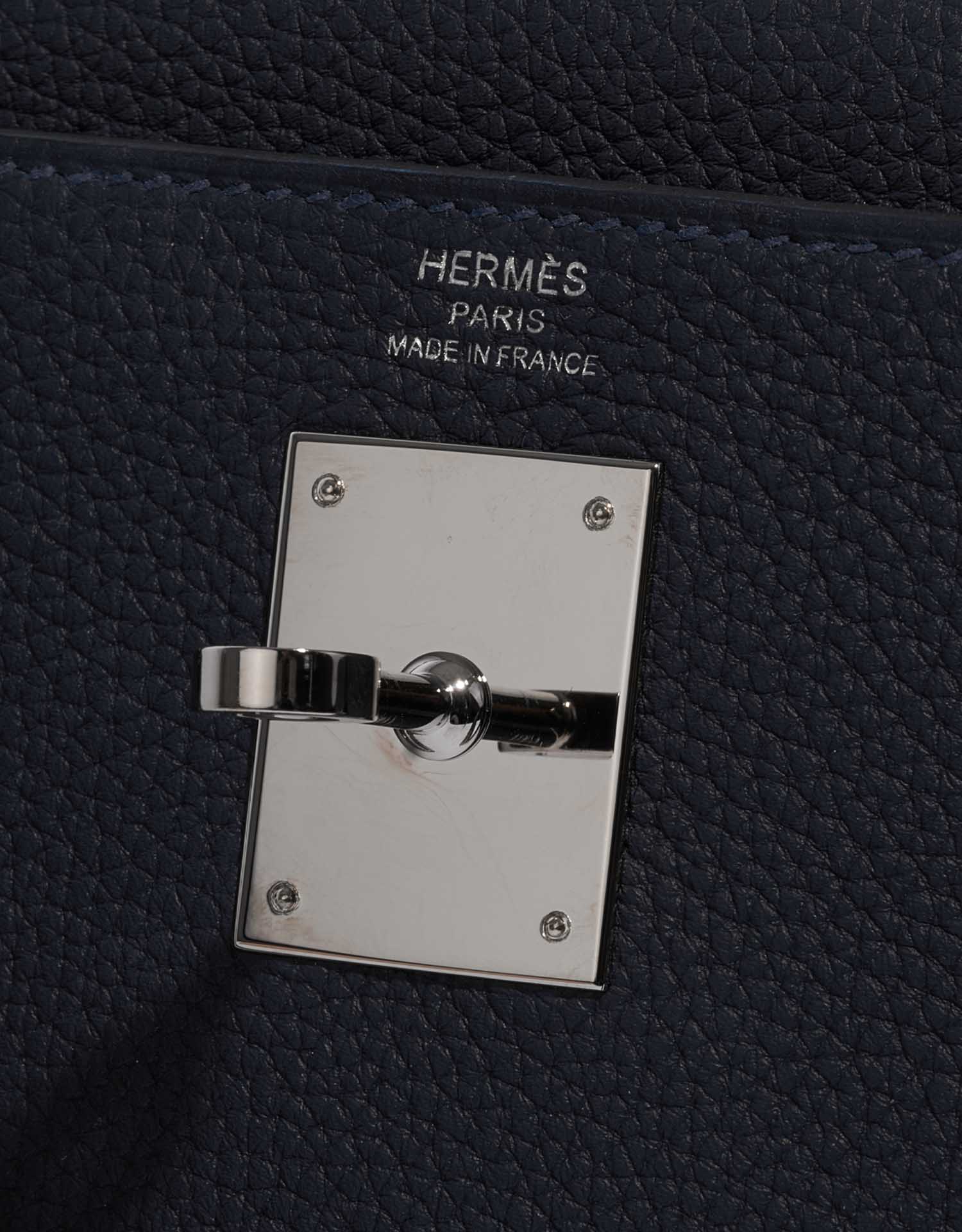 Hermès Kelly 28 Bleu Nuit Togo Palladium Hardware PHW