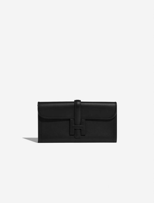 Pre-owned Hermès bag Jige 29 Swift Black Black Front | Sell your designer bag on Saclab.com