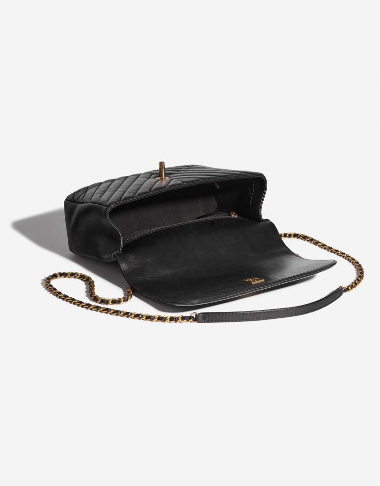 Sac Chanel d'occasion Timeless Poignée Petit Agneau Noir Noir Intérieur | Vendez votre sac de créateur sur Saclab.com