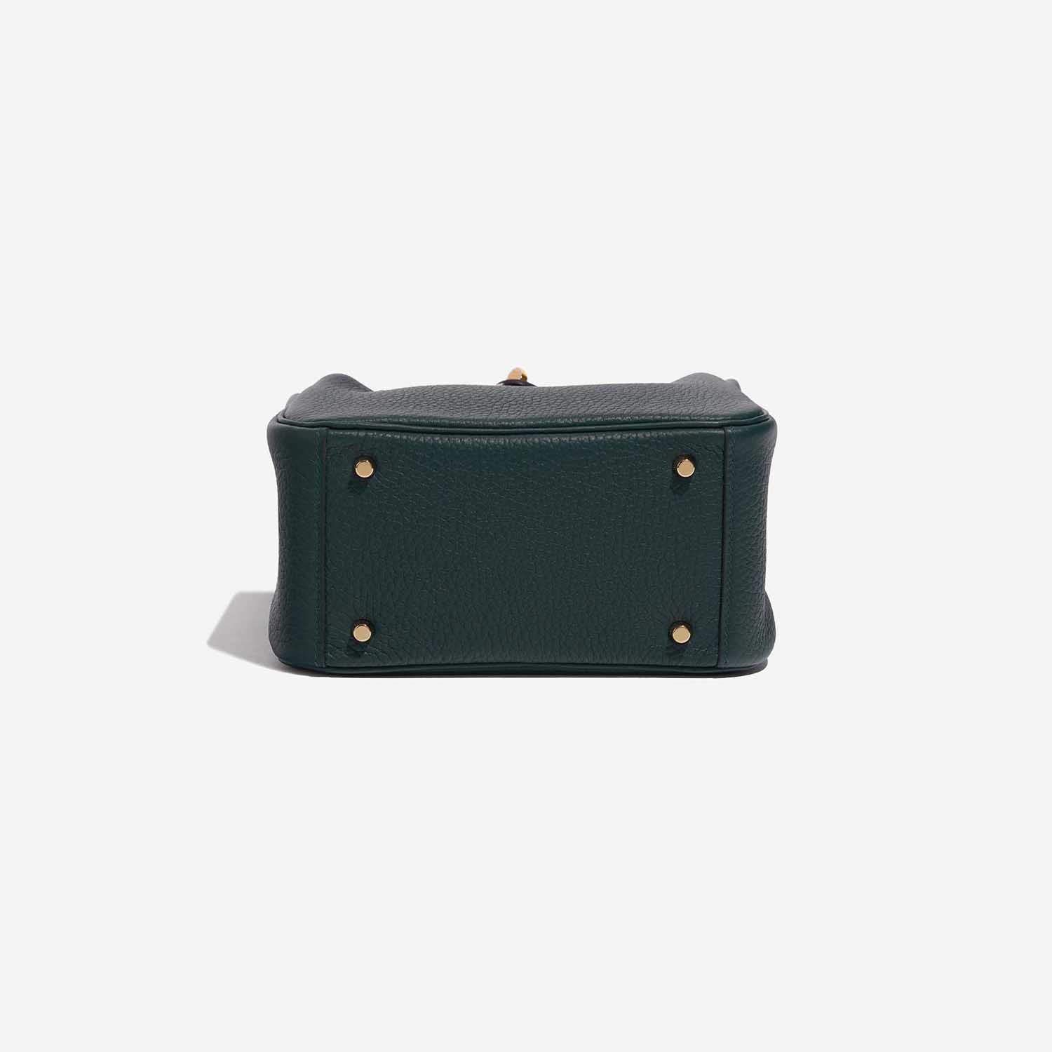 Hermès Mini Lindy 20 Vert Cypres Clemence Gold Hardware – Coco Approved  Studio