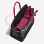 Pre-owned Hermès bag Birkin HSS 30 Swift Black / Rose Pourpre Black, Rose Inside | Sell your designer bag on Saclab.com