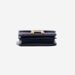 Pre-owned Hermès bag Constance 18 Ostrich Bleu Saphir Blue Bottom | Sell your designer bag on Saclab.com