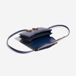 Pre-owned Hermès bag Constance 18 Ostrich Bleu Saphir Blue Inside | Sell your designer bag on Saclab.com