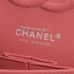 Pre-owned Chanel bag Timeless Medium Patent Pink Pink Logo | Sell your designer bag on Saclab.com