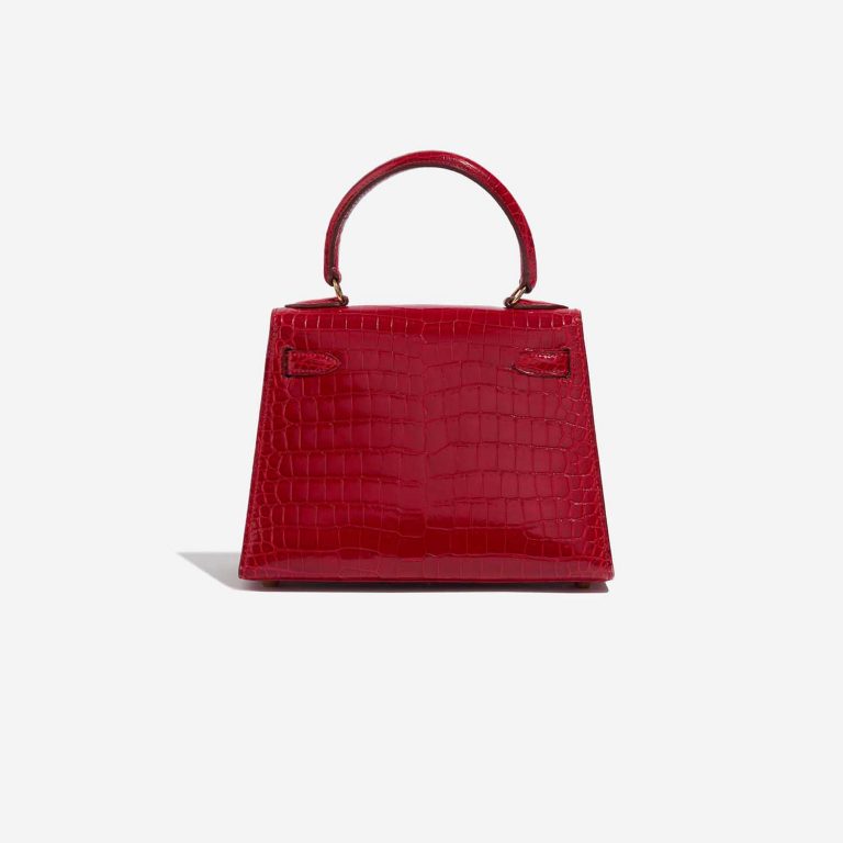 Hermès Kelly Mini Porosus Crocodile Braise | SACLÀB