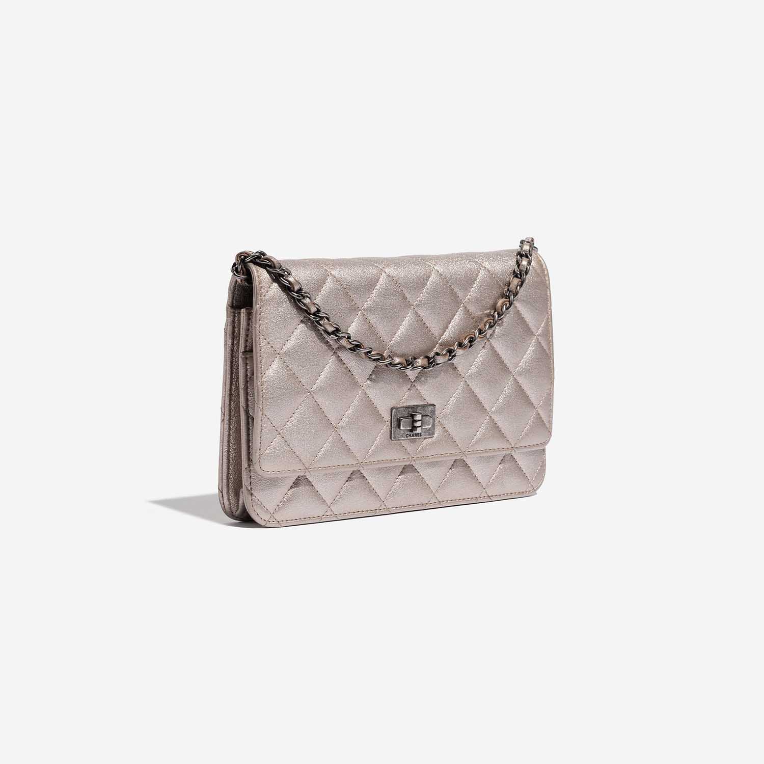 Pre-owned Chanel Pink Caviar Leather Reissue Wallet On Chain (woc