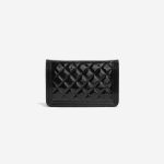 Pre-owned Chanel bag Boy WOC Patent Leather Black Black Back | Sell your designer bag on Saclab.com