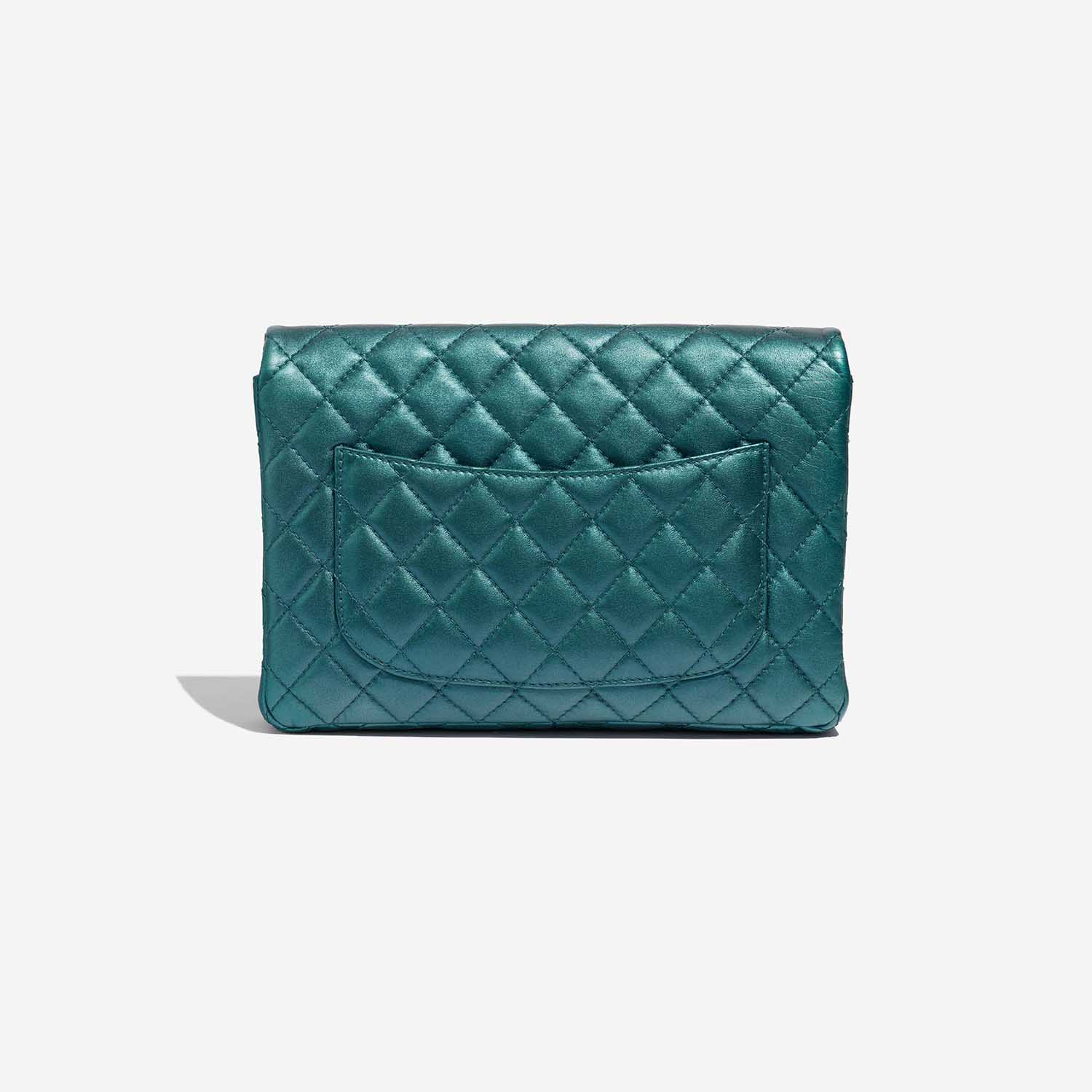 Pre-owned Chanel bag 2.55 Reissue 226 Lamb Metallic Blue Blue Back | Sell your designer bag on Saclab.com