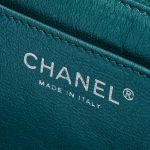 Pre-owned Chanel bag 2.55 Reissue 226 Lamb Metallic Blue Blue Logo | Sell your designer bag on Saclab.com