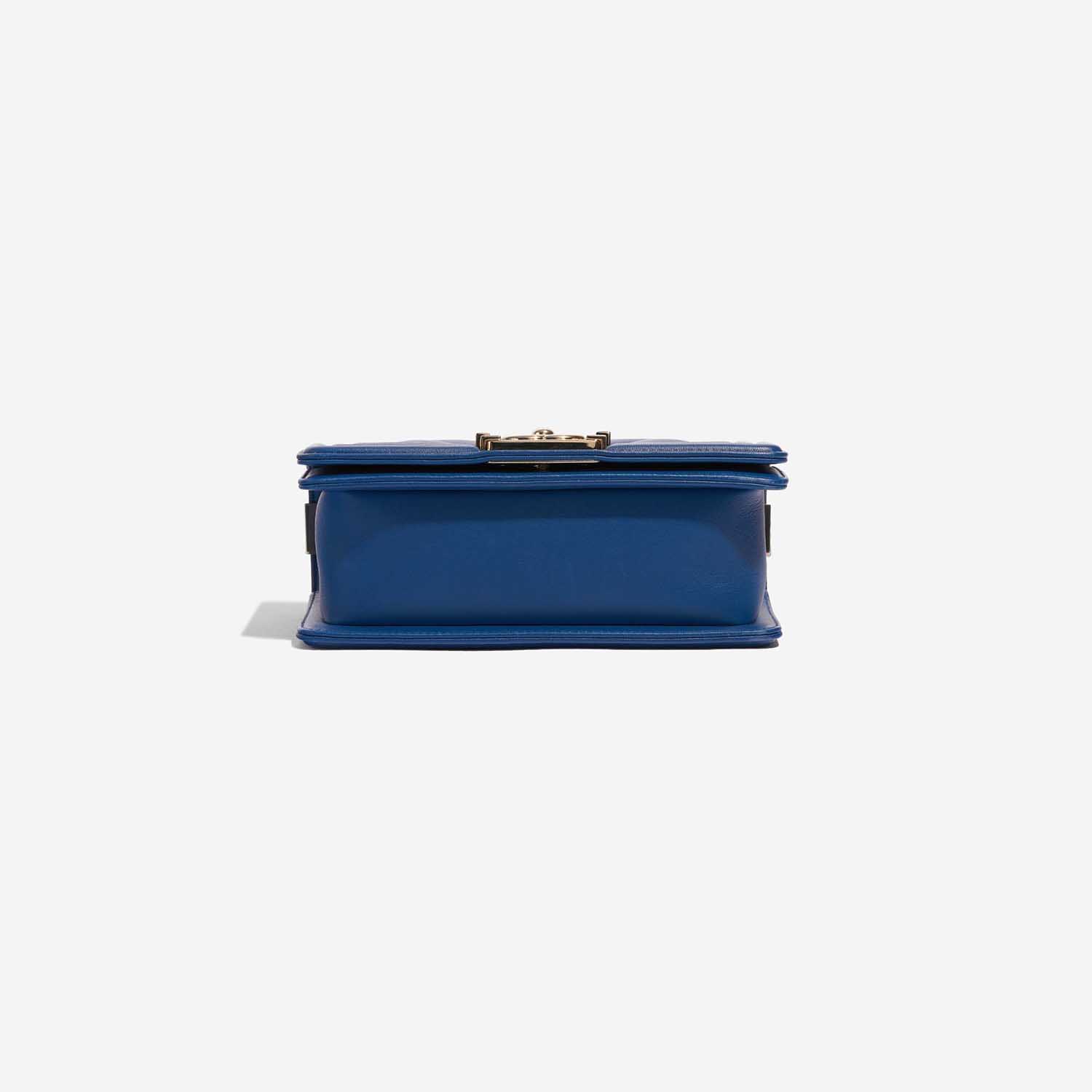 Pre-owned Chanel bag Boy Small Calf Blue Blue Bottom | Sell your designer bag on Saclab.com