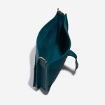 Pre-owned Hermès bag Evelyne 29 Taurillon Clemence Vert Bosphore Green Inside | Sell your designer bag on Saclab.com