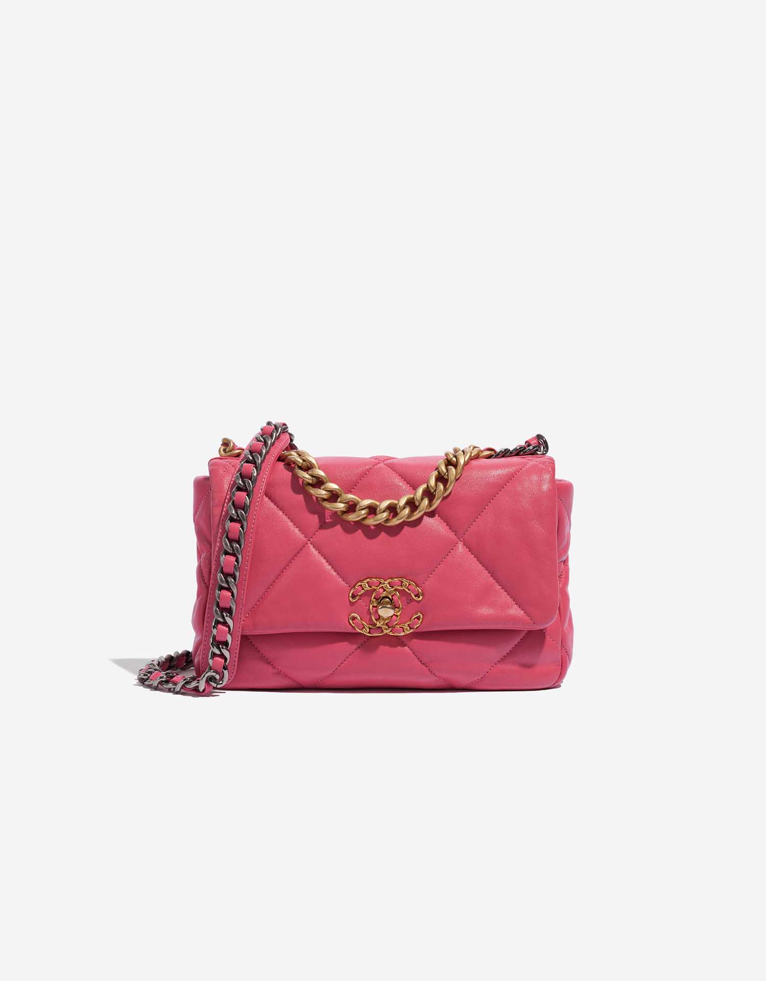 chanel neon pink bag