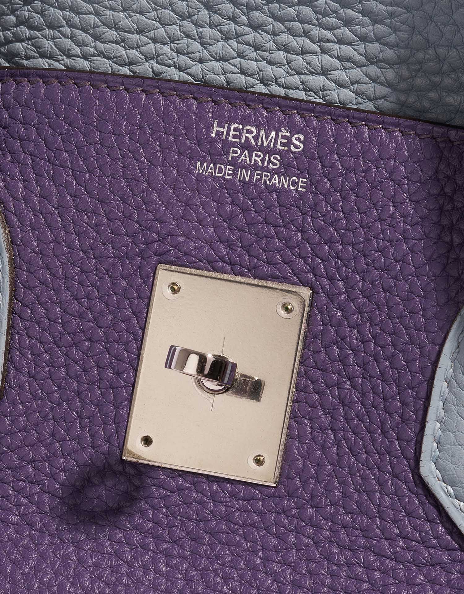 HERMÈS Dames Birkin Bag 35 Leer in Violet