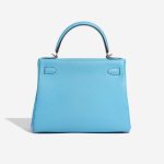 Pre-owned Hermès bag Kelly HSS 28 Togo Blue du Nord / Gris Perle Blue Back | Sell your designer bag on Saclab.com
