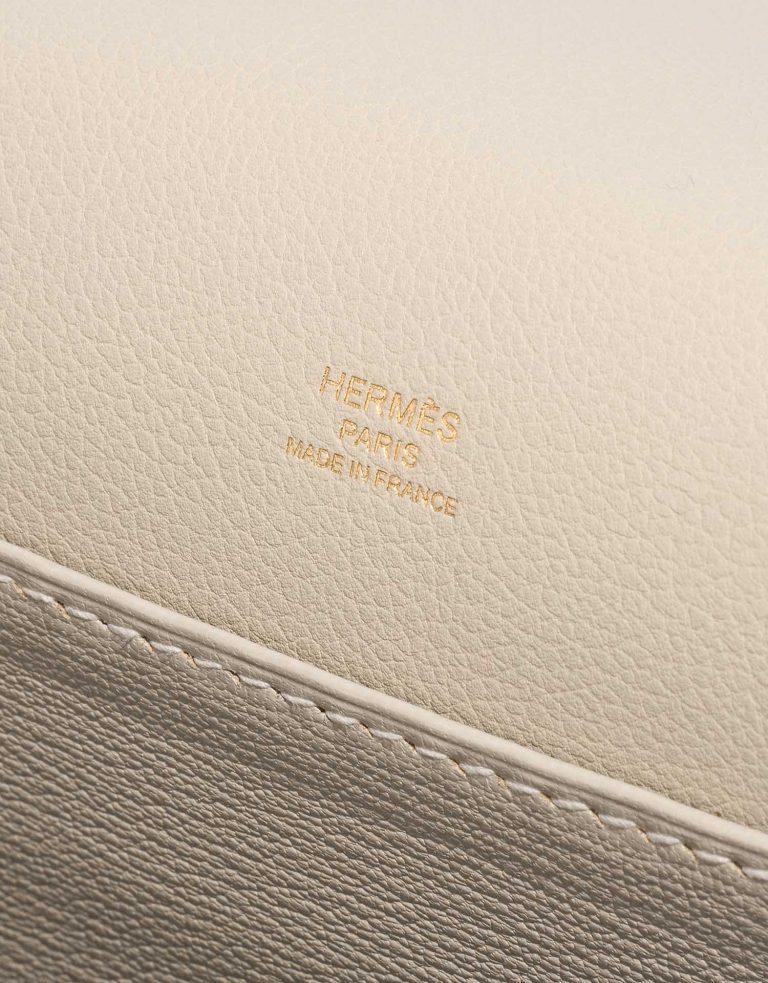 Pre-owned Hermès bag Roulis 23 Evercolor Beton Beige Logo | Sell your designer bag on Saclab.com