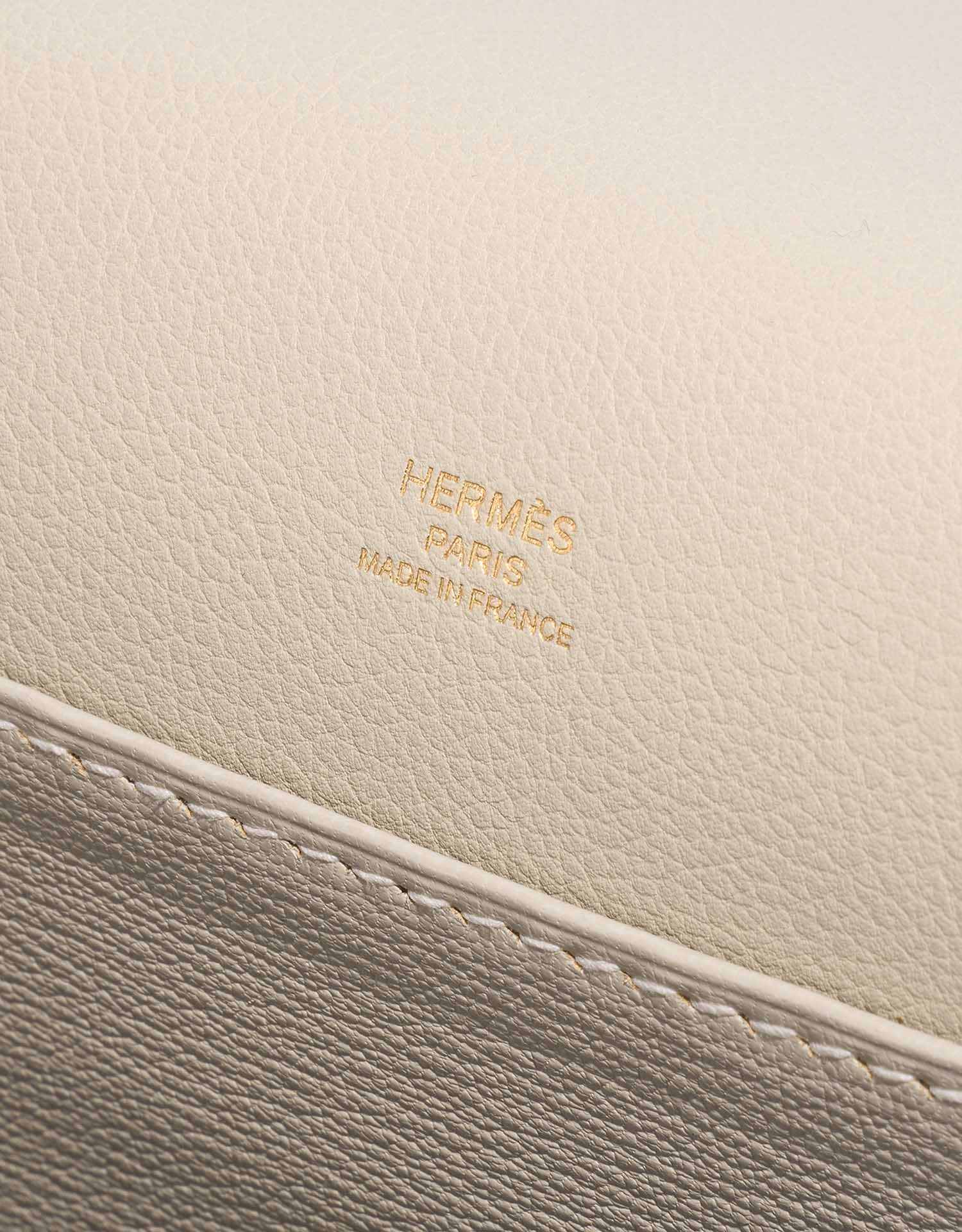Sac Hermès d'occasion Roulis 23 Evercolor Beton Beige Logo | Vendre votre sac de créateur sur Saclab.com