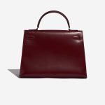 Pre-owned Hermès bag Vintage Kelly 32 Box Rouge H Red Back | Sell your designer bag on Saclab.com