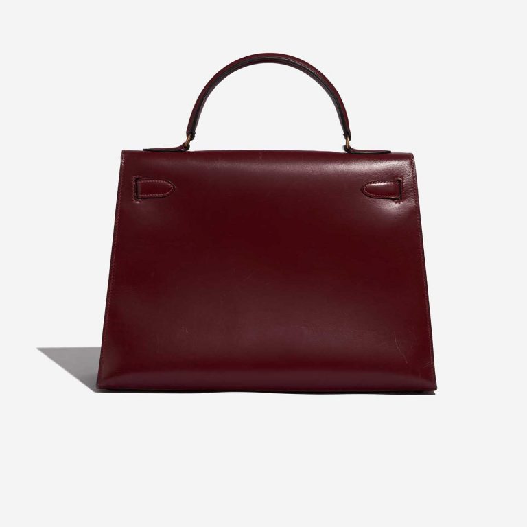 Sac Hermès d'occasion Vintage Kelly 32 Box Rouge H Red Back | Vendez votre sac de créateur sur Saclab.com