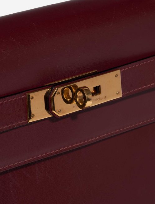 Sac Hermès d'occasion Vintage Kelly 32 Box Rouge H Red Closing System | Vendez votre sac de créateur sur Saclab.com