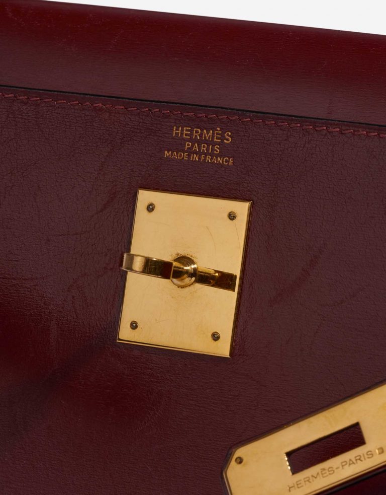 Sac Hermès d'occasion Vintage Kelly 32 Box Rouge H Red Logo | Vendez votre sac de créateur sur Saclab.com