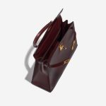 Pre-owned Hermès bag Vintage Kelly 32 Box Rouge H Red Inside | Sell your designer bag on Saclab.com